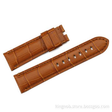 OP-123 Good Quality Handmade Brown leather watch